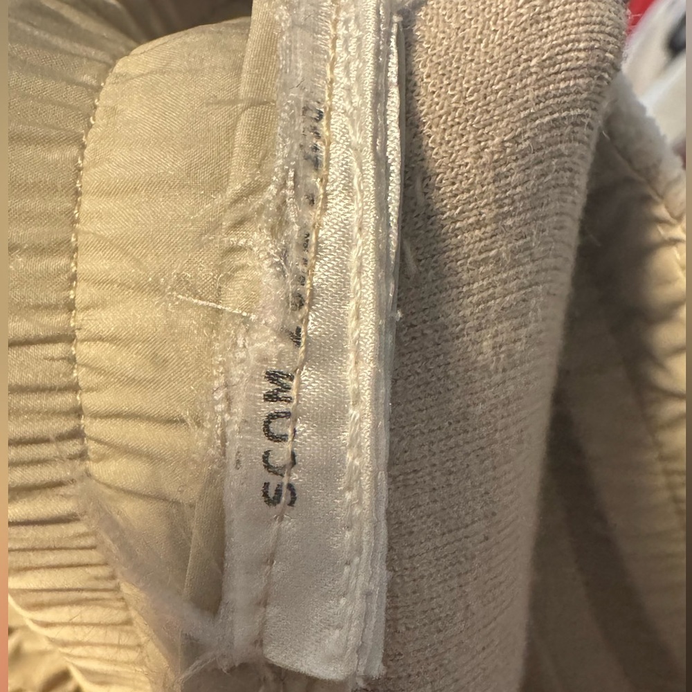 Moncler Corduroy Drawstring Trousers Light Beige - Picture 4 of 16